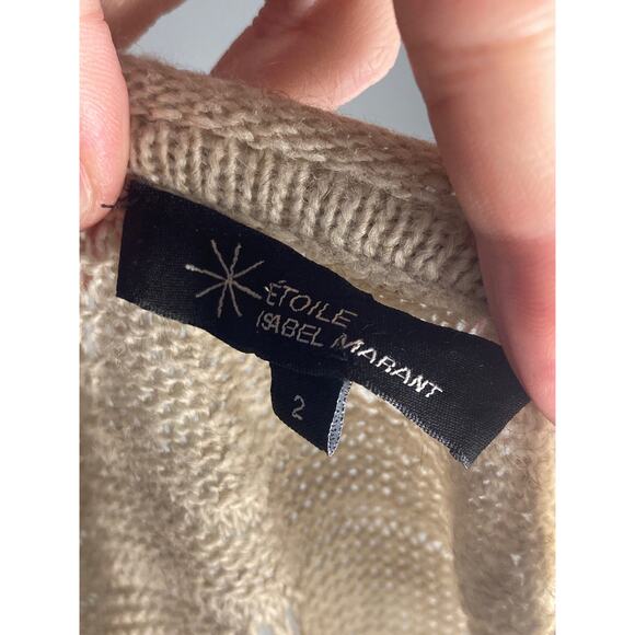 Isabel Marant Etoile Crochet Knit Open Work Sweater ~ Sz 2/ M ~ Summer Layer! - Picture 6 of 7